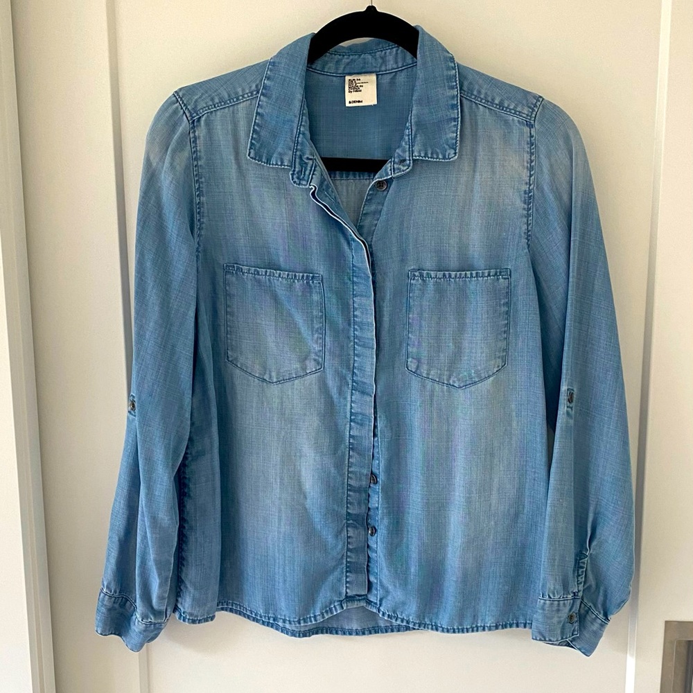 H&M denim shirt